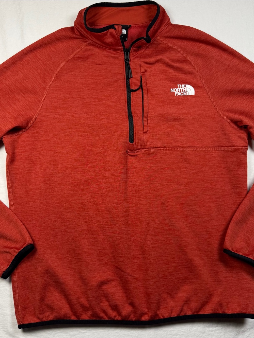 The North Face Canyonlands 1/2 Zip Fleece Men’s Large Rust Orange pullover